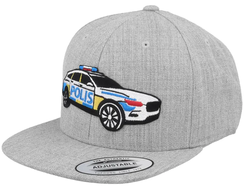 Kiddo Cap Kids Polisbil Heather Grey Snapback online