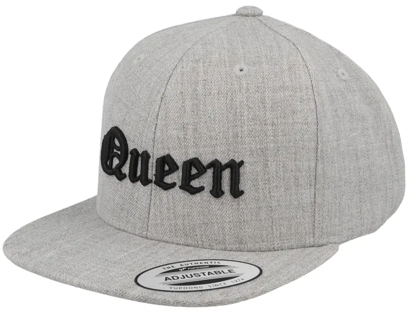 Kiddo Cap Kids Queen Old English 3d Heather Grey Snapback online