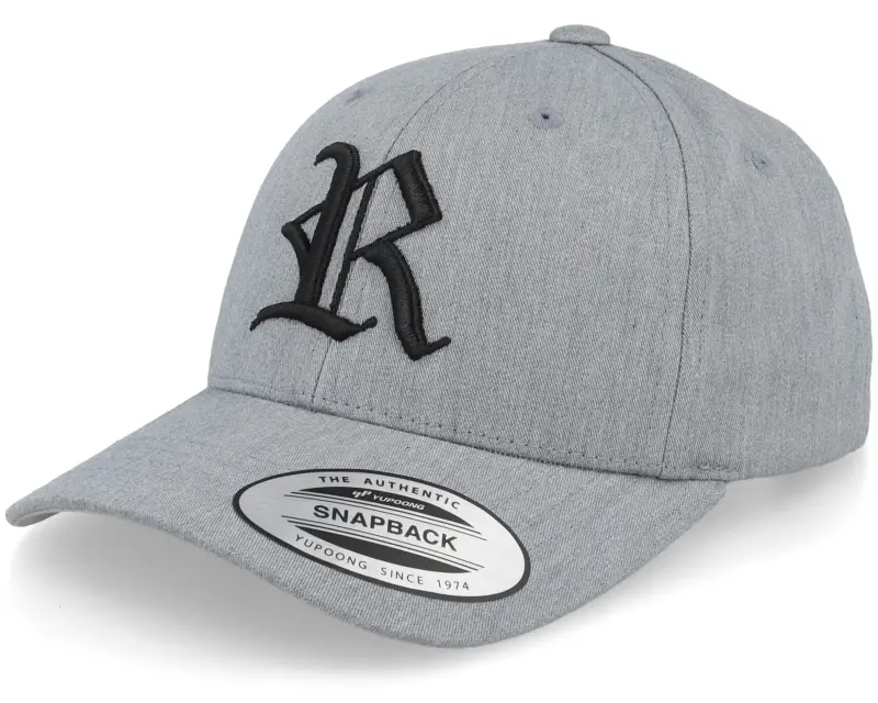 Kiddo Cap Kids R Letter 3d Heather Grey Adjustable online