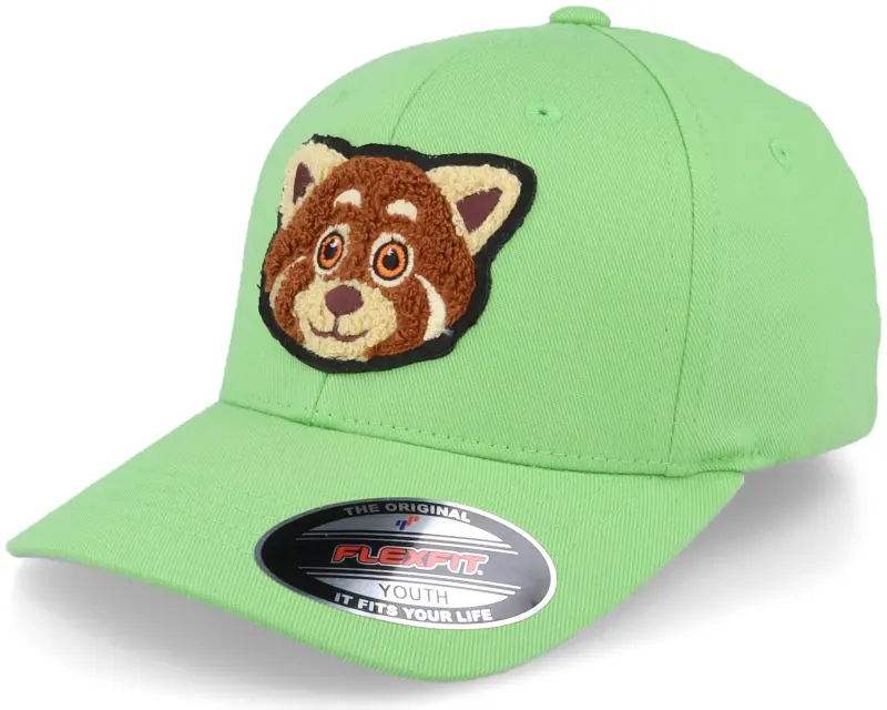 Kiddo Cap Kids Red Panda Chenille Patch Apple Green Flexfit online
