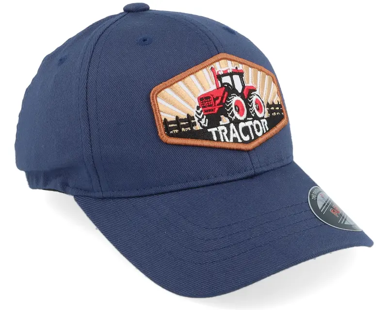 Kiddo Cap Kids Red Tractor Wide Patch Navy Flexfit online