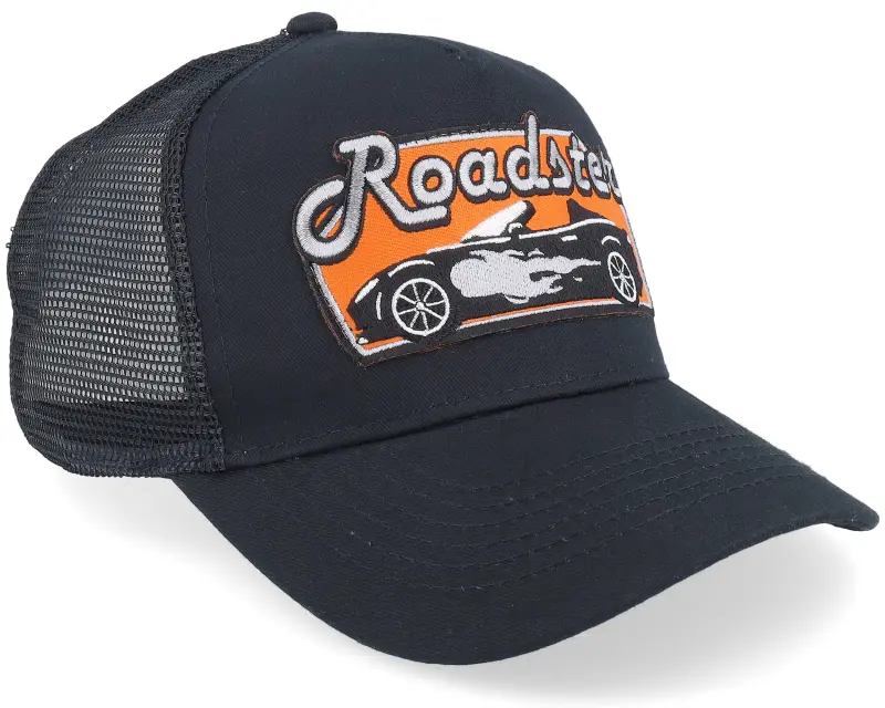 Kiddo Cap Kids Roadster Car Big Patch Black Trucker online