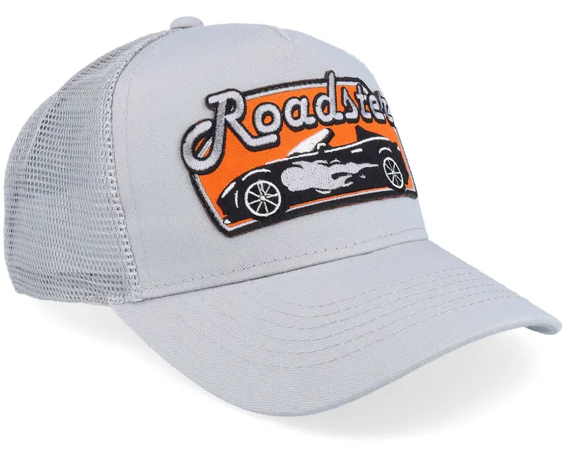Kiddo Cap Kids Roadster Car Big Patch Light Grey Trucker online