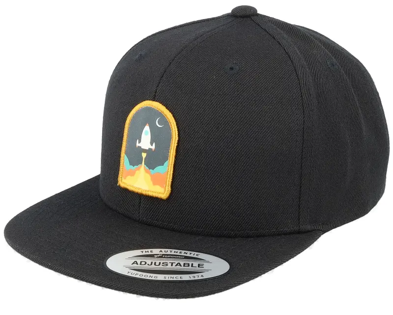 Kiddo Cap Kids Rocket Space Ship Black Snapback online