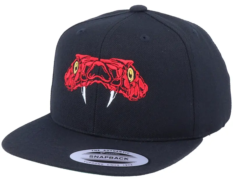 Kiddo Cap Kids Scarlet Red Viper Black Snapback online