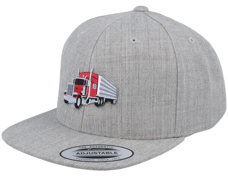 Kiddo Cap Kids Semi Truck Trailer Heather Grey Snapback online