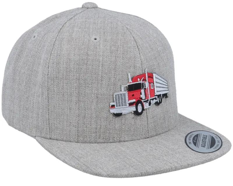 Kiddo Cap Kids Semi Truck Trailer Heather Grey Snapback online