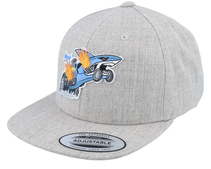 Kiddo Cap Kids Shark Drag Car Kids Heather Grey Snapback online
