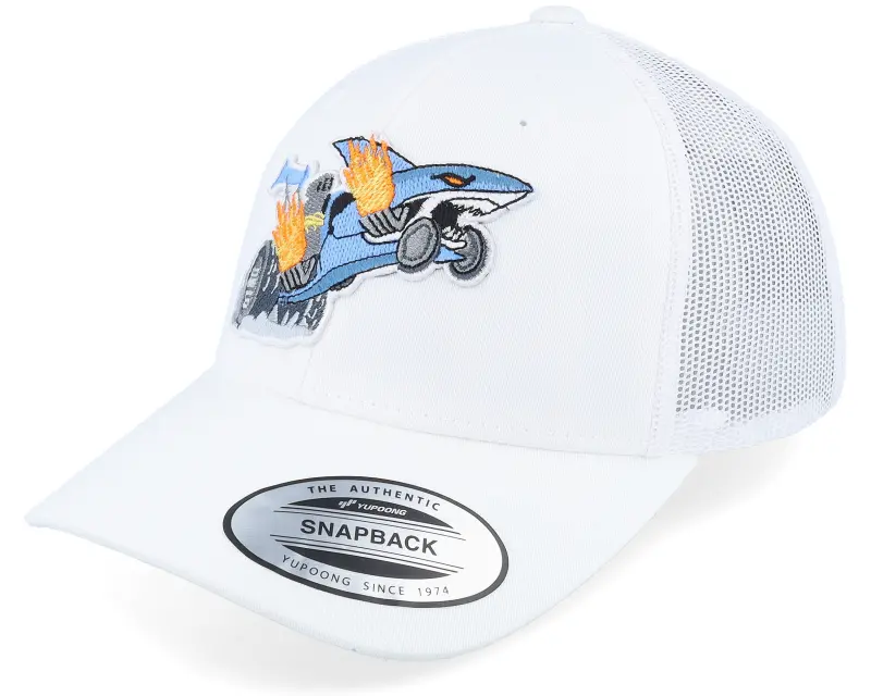 Kiddo Cap Kids Shark Drag Car Kids White Trucker online