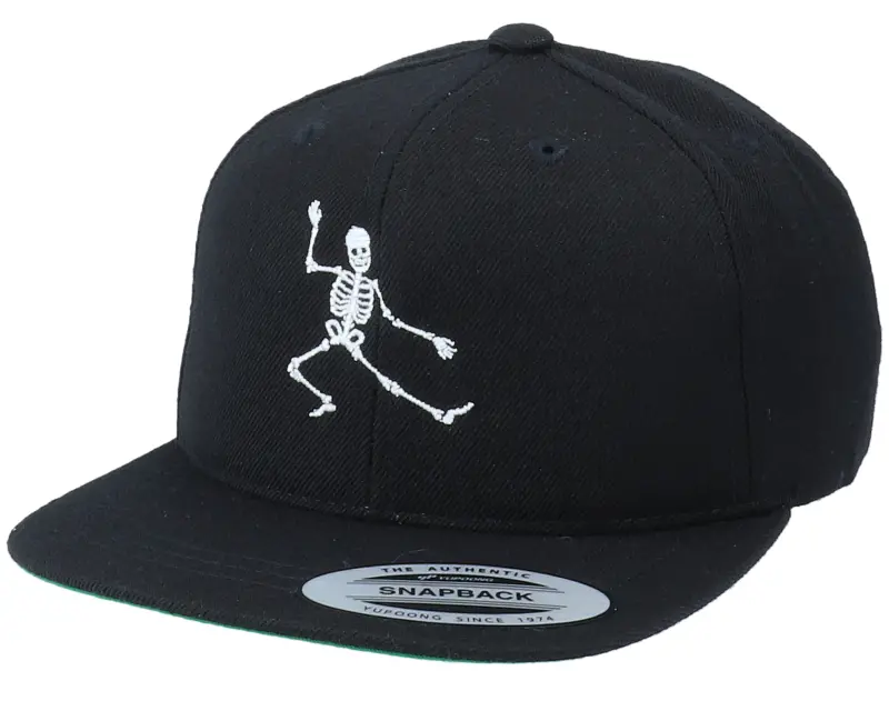 Kiddo Cap Kids Skeleton Move Black Snapback online