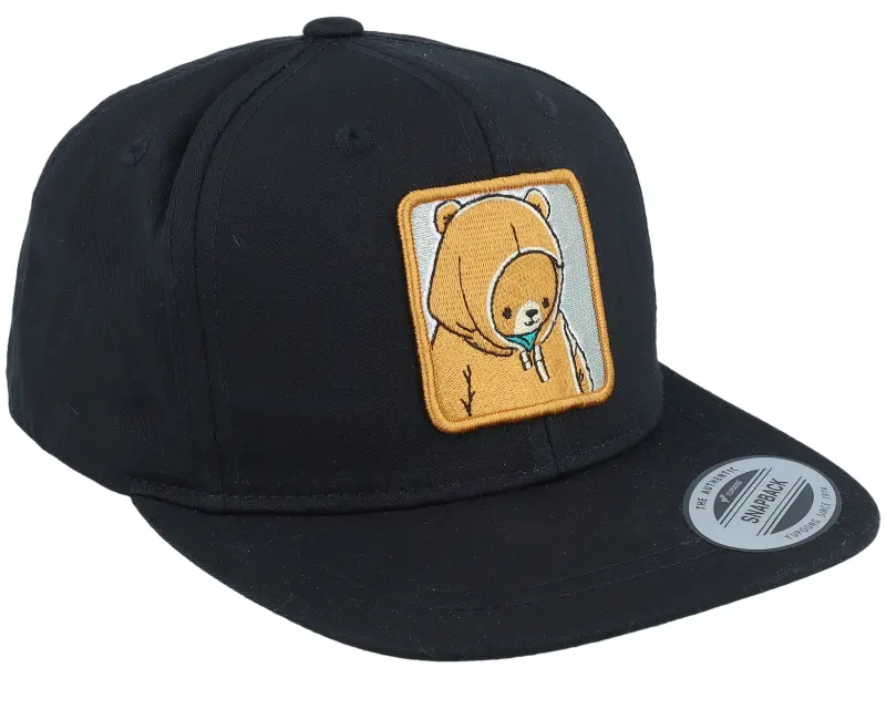 Kiddo Cap Kids Smiling Teddy Patch Black Snapback online