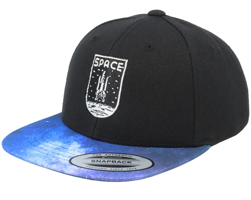 Kiddo Cap Kids Space Rocket Logo Black/Space Snapback online