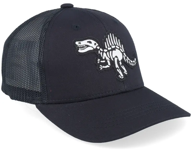 Kiddo Cap Kids Spinosaurus Skeleton Patch Black Trucker online