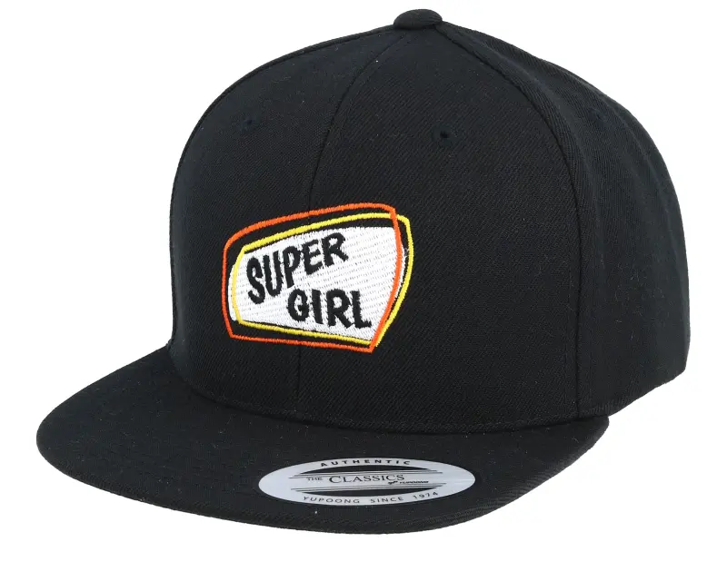 Kiddo Cap Kids Supergirl Black Snapback online