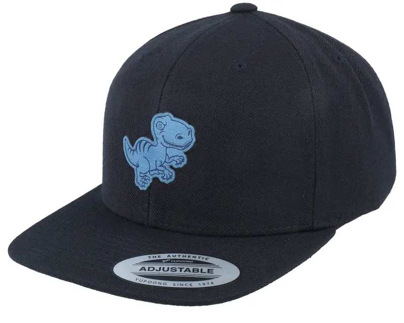 Kiddo Cap Kids T-rex Blue Patch Black/Black Snapback online