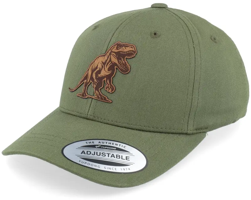 Kiddo Cap Kids T-rex Dino Brown Patch Olive Adjustable online