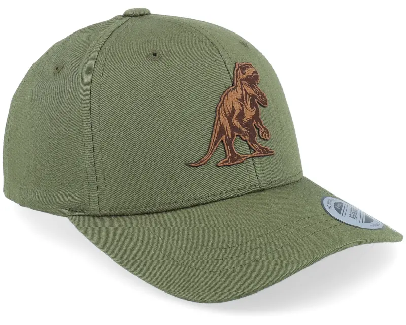 Kiddo Cap Kids T-rex Dino Brown Patch Olive Adjustable online