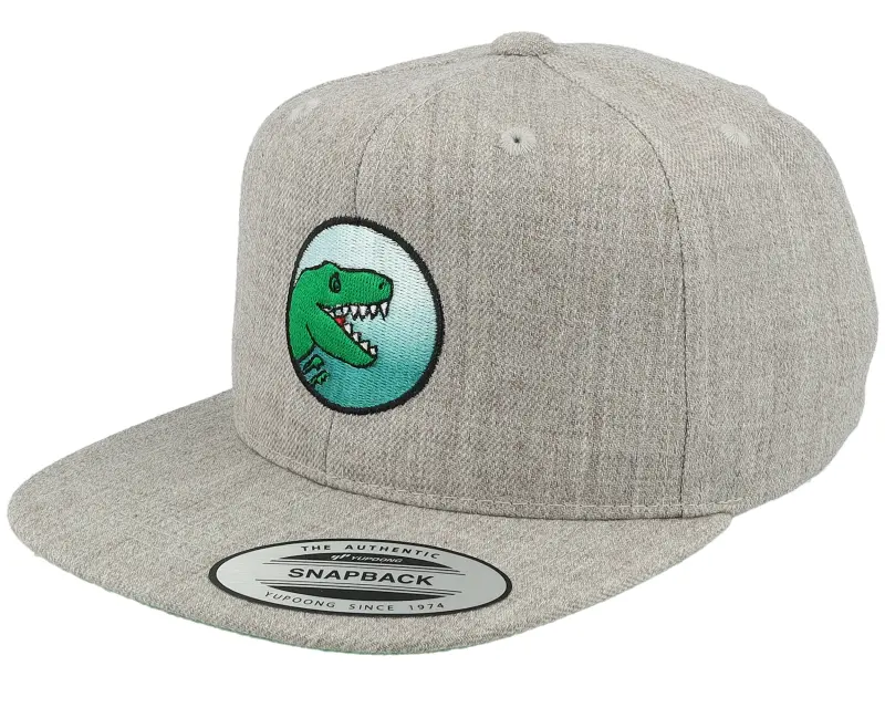 Kiddo Cap Kids T-Rex Park Gradient Heather Grey Snapback online