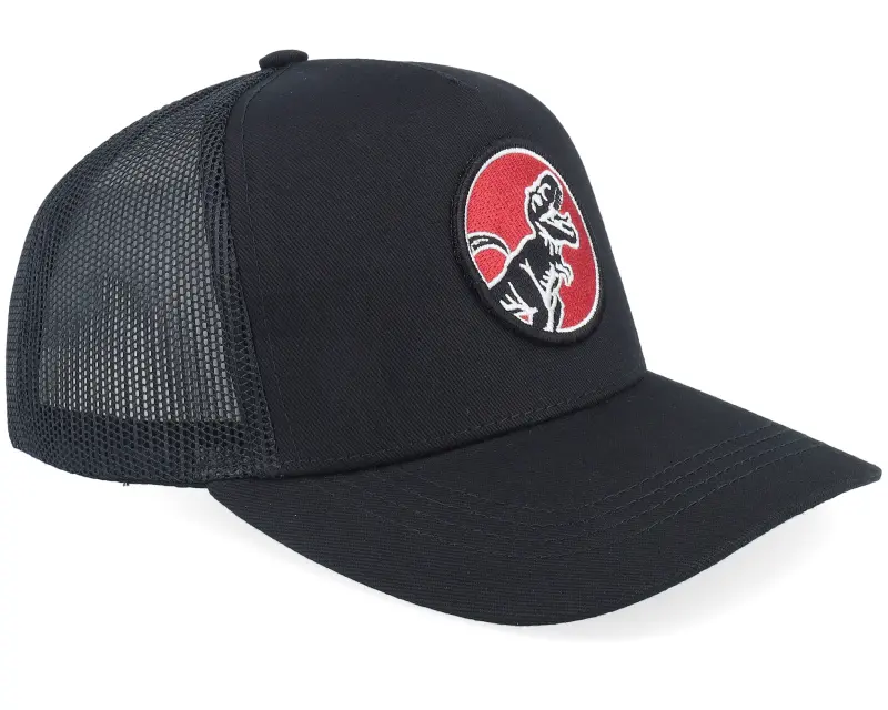 Kiddo Cap Kids T-rex Red Round Patch Black Trucker online