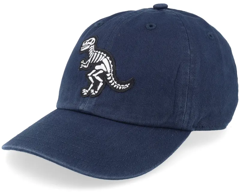 Kiddo Cap Kids T-rex Sceleton Patch Navy Dad Cap online