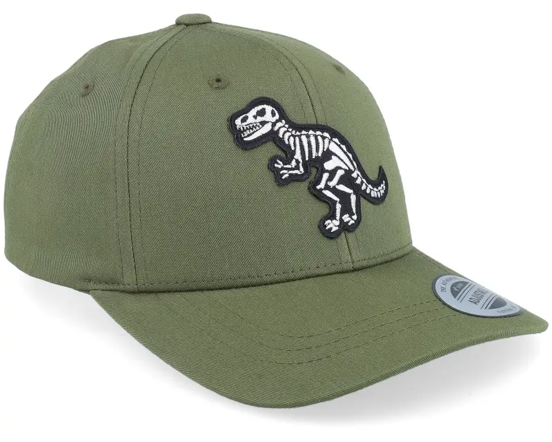 Kiddo Cap Kids T-rex Sceleton Patch Olive Adjustable online