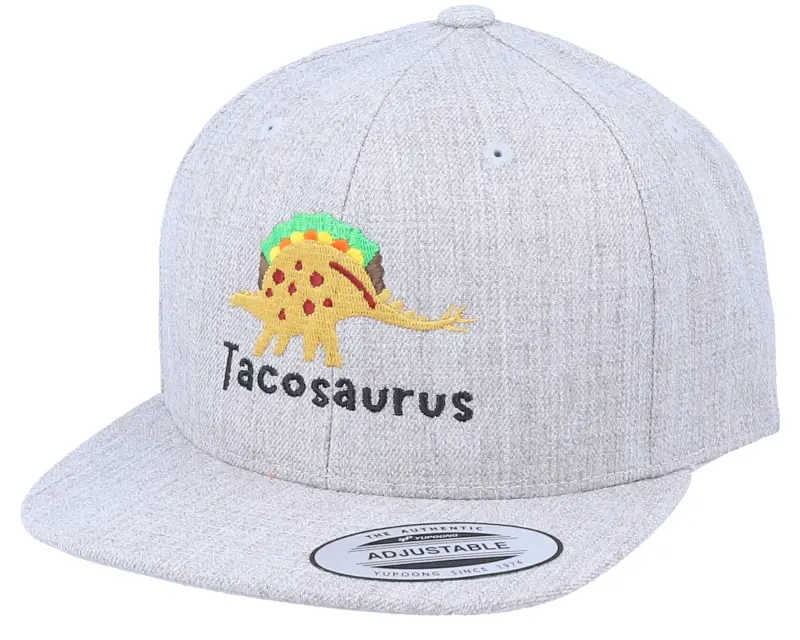 Kiddo Cap Kids Tacosaurus Dino Heather Grey Snapback online