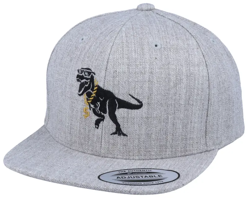 Kiddo Cap Kids Thug Life T-Rex Heather Grey Snapback online