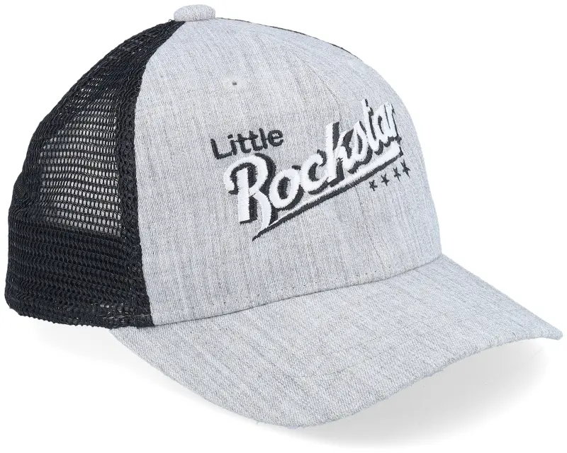Kiddo Cap Kids Toddler Little Rockstar Heather Grey/Black Trucker online
