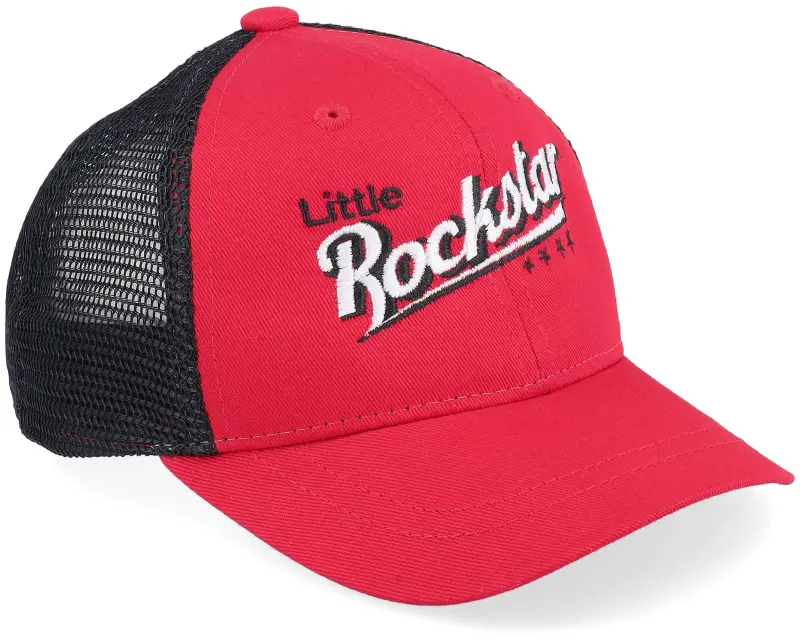 Kiddo Cap Kids Toddler Little Rockstar Scarlet/Black Trucker online