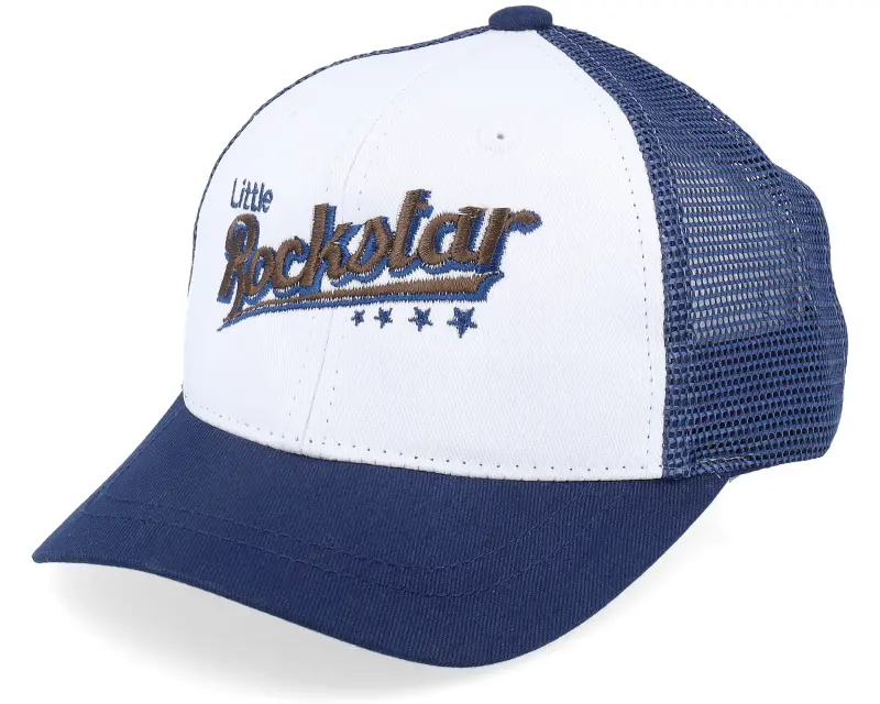Kiddo Cap Kids Toddler Little Rockstar White/Navy Trucker online