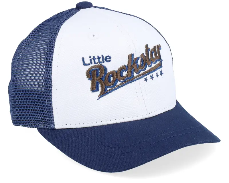 Kiddo Cap Kids Toddler Little Rockstar White/Navy Trucker online