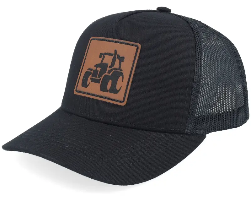 Kiddo Cap Kids Tractor Engraved Box Patch Black Trucker online
