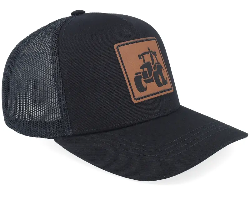 Kiddo Cap Kids Tractor Engraved Box Patch Black Trucker online
