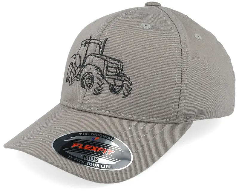 Kiddo Cap Kids Tractor Outline Wooly Combed Grey Flexfit online