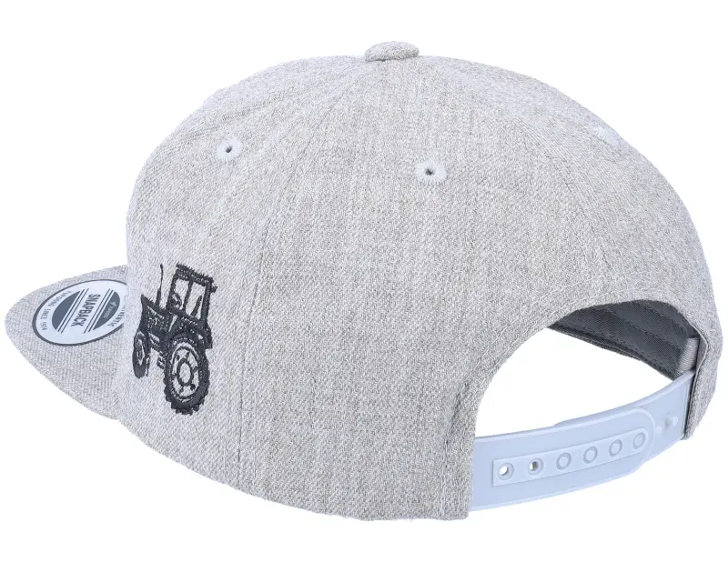 Kiddo Cap Kids Tractor Side Heather Grey Snapback online