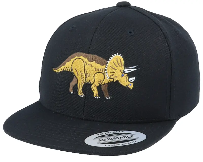 Kiddo Cap Kids Triceratops Black Snapback online