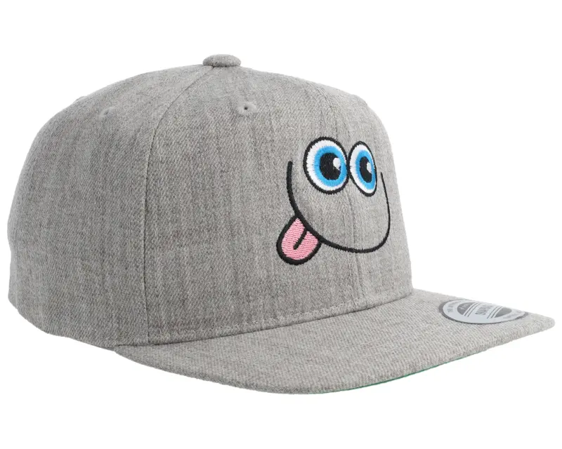 Kiddo Cap Kids Tricky Smile Heather Grey Snapback online