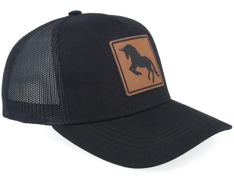 Kiddo Cap Kids Unicorn Engraved Box Patch Black Trucker online