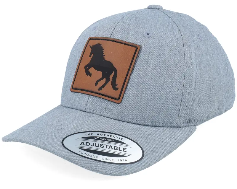 Kiddo Cap Kids Unicorn Engraved Box Patch Heather Grey Adjustable online