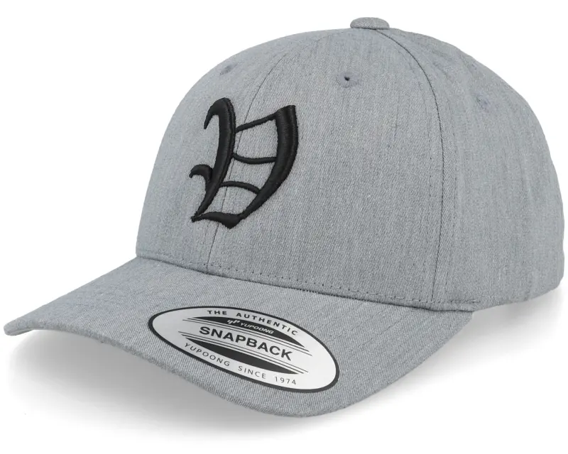 Kiddo Cap Kids V Letter 3d Heather Grey Adjustable online