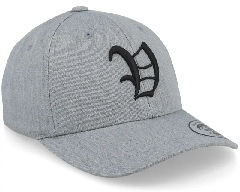 Kiddo Cap Kids V Letter 3d Heather Grey Adjustable online