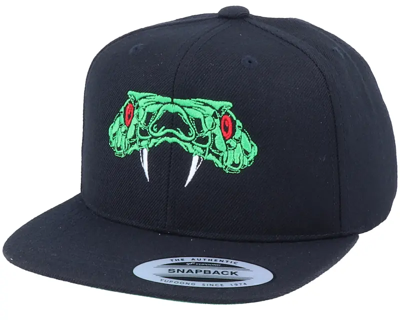 Kiddo Cap Kids Venomous Green Viper Black Snapback online