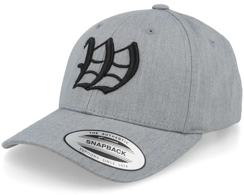 Kiddo Cap Kids W Letter 3d Heather Grey Adjustable online