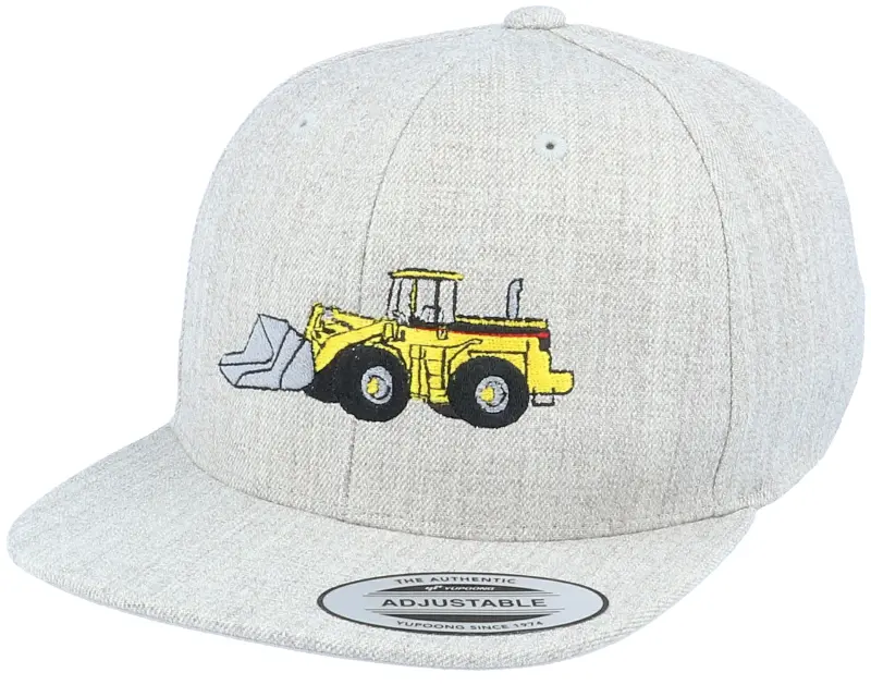 Kiddo Cap Kids Wheel Loader Heather Grey Snapback online