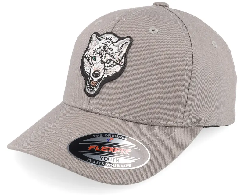 Kiddo Cap Kids White Wolf Grey Flexfit online