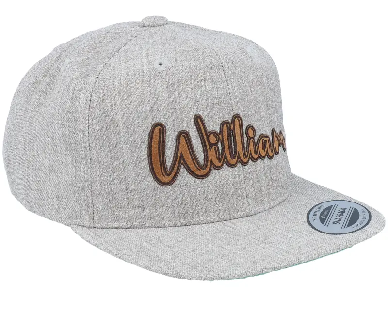 Kiddo Cap Kids William Engraved Patch Heather Grey Snapback online