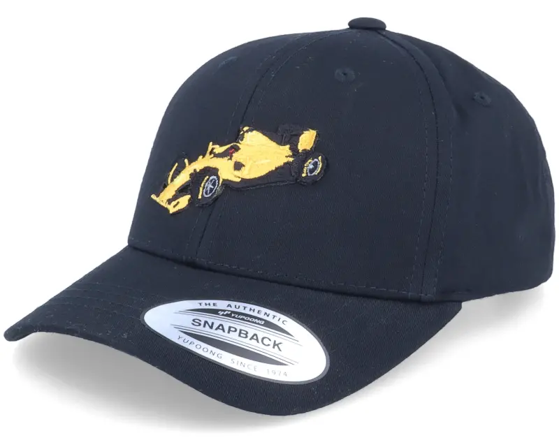 Kiddo Cap Kids Yellow Racing Car Black Adjustable online