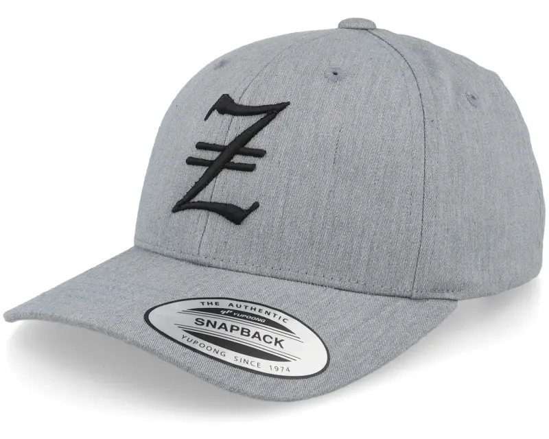Kiddo Cap Kids Z Letter 3d Heather Grey Adjustable online