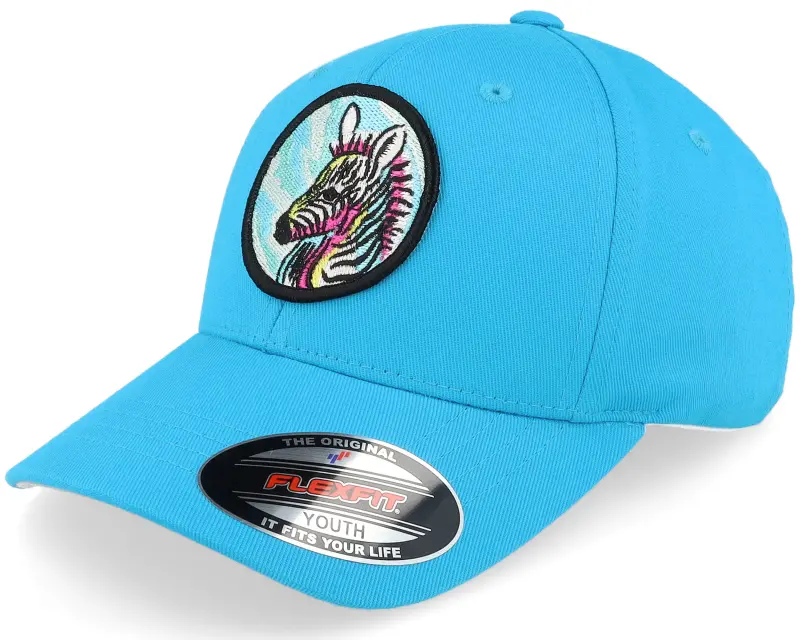 Kiddo Cap Kids Zebra Ocean Blue Flexfit online