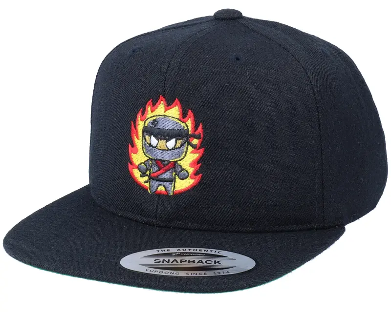 Kiddo Cap Ninja Fire Fury Master Black Snapback online